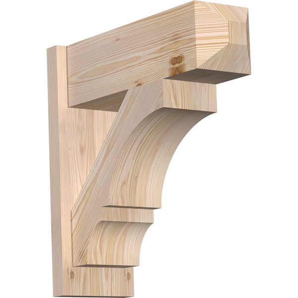 Ekena Millwork Balboa Smooth Craftsman Outlooker, Douglas Fir, 7 1/2"W x 22"D x 22"H OUT08X22X22BOA04SDF - main